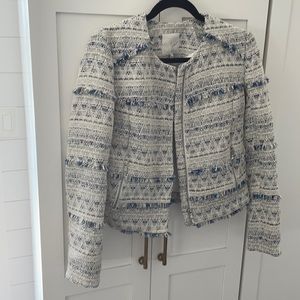 Tweed zip up Joie jacket